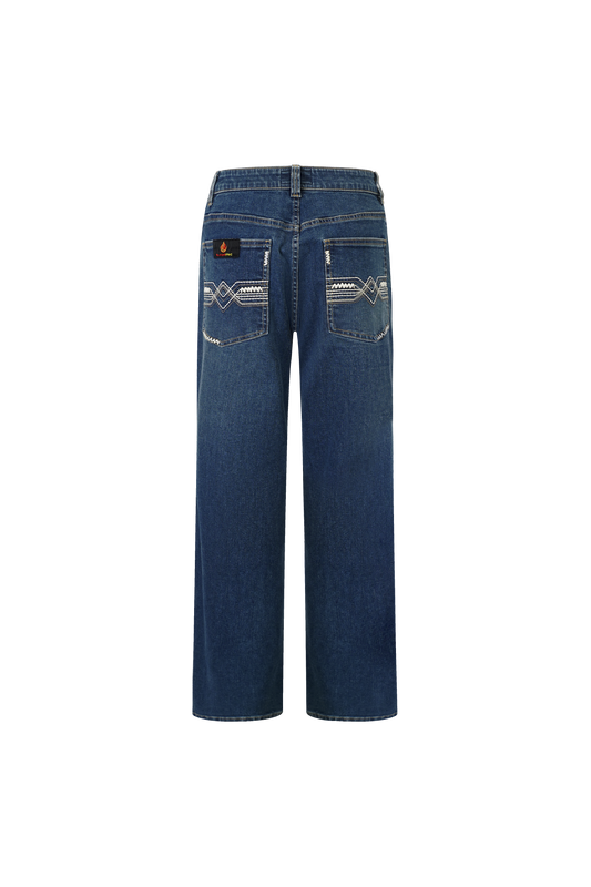 Budget FRC Men's Stretch Embroidery FR Jeans – Relaxed Fit | CAT 2 | NFPA 2112