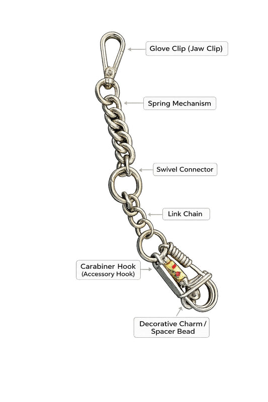 G.R.I.T Heavy-Duty Metal Glove Clip with Carabiner Hook for Welders & Industrial Workers