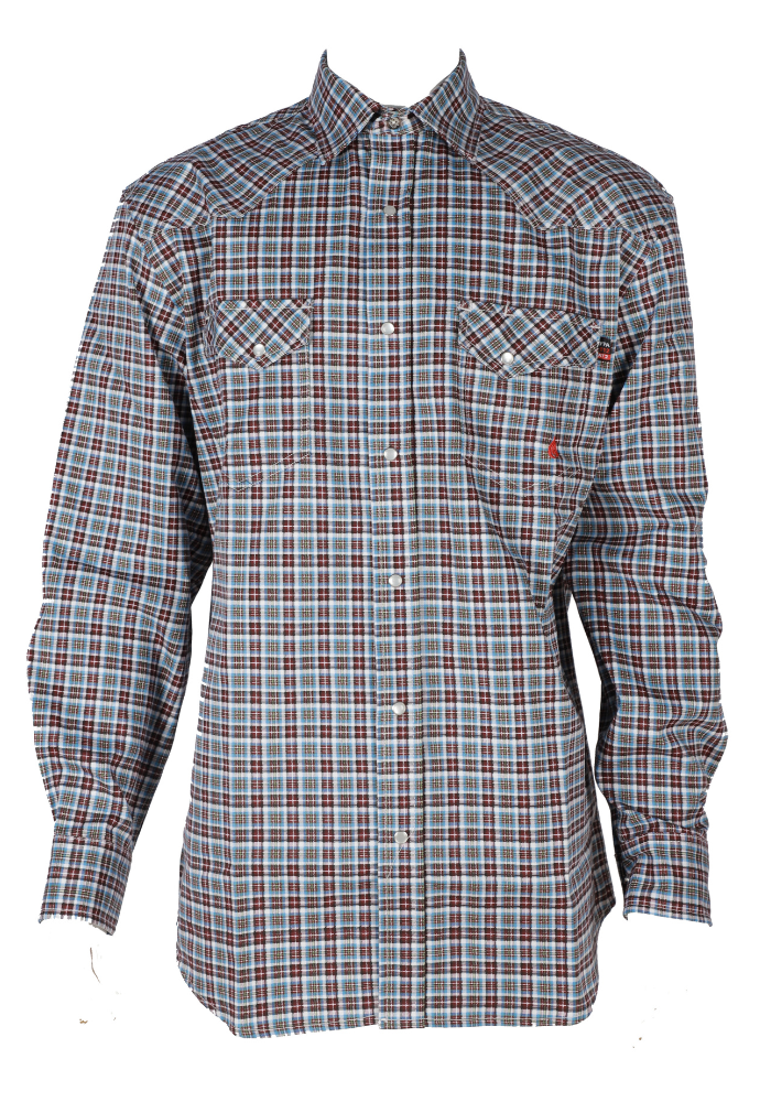 FORGE FR PLAID & PRINTED SNAP SHIRT