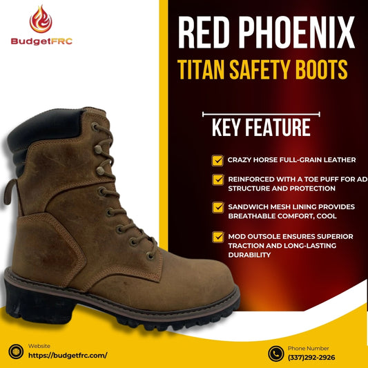 Red Phoenix Titan Safety Boots