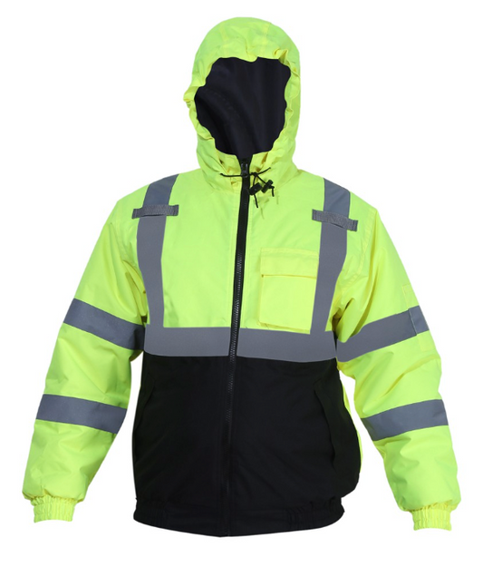 ForgeFR Men's yellow Hi-Vis Bomber Jacket
