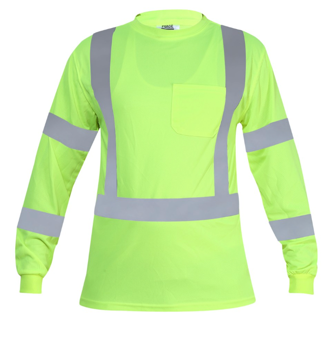 ForgeFR Men's Hi-Vis Long Sleeve T-shirt