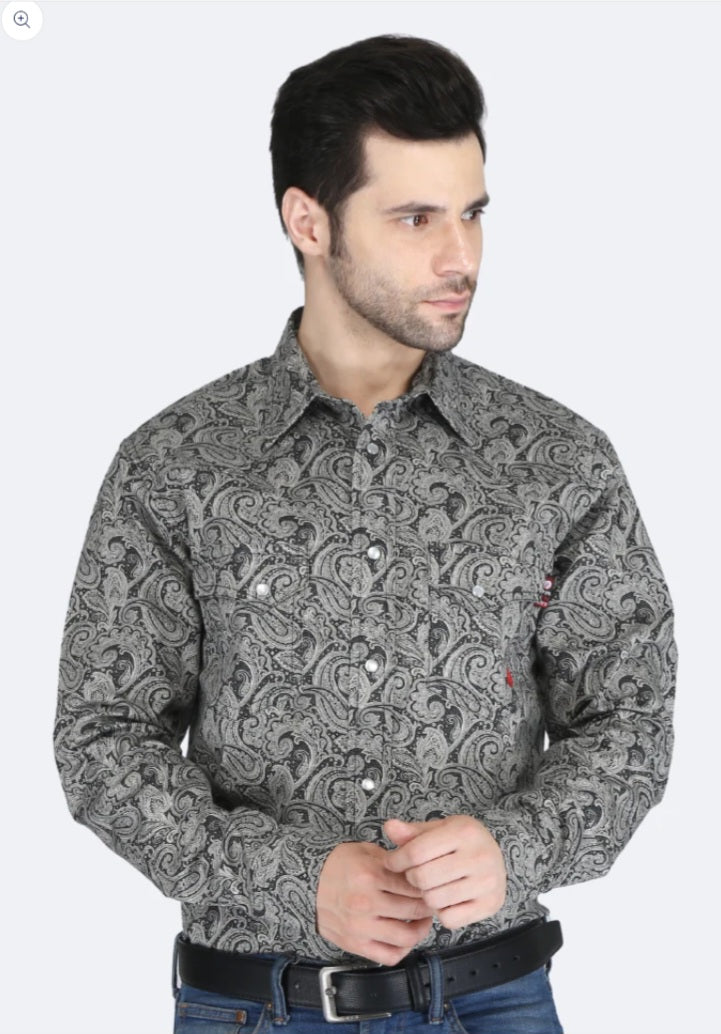 ForgeFR Men's FR Print & Plaid Shirt