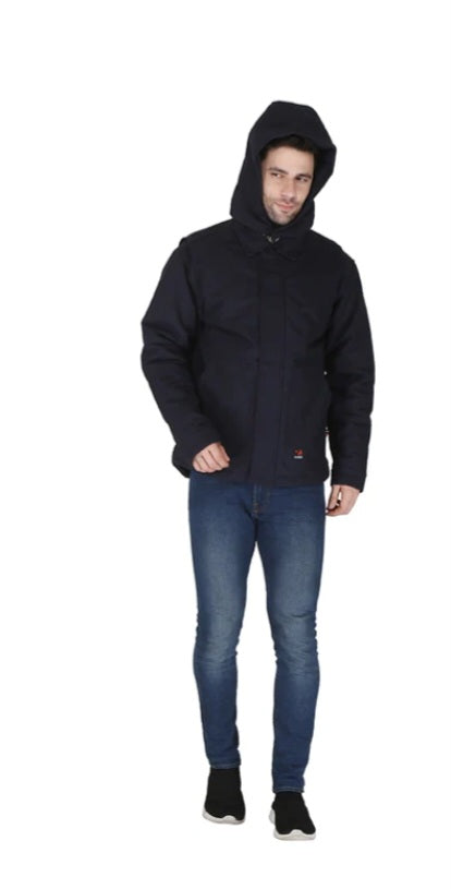 ForgeFR Men's FR Duck Jacket with Detachable Hood