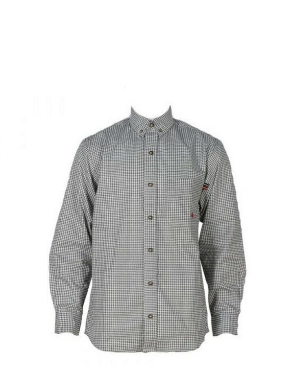 ForgeFR Men's FR Print & Plaid Shirt
