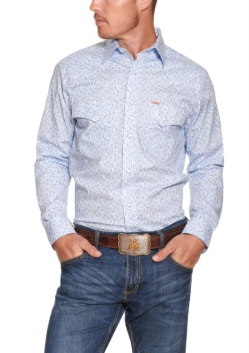 ForgeFR Men's FR Print & Plaid Shirt