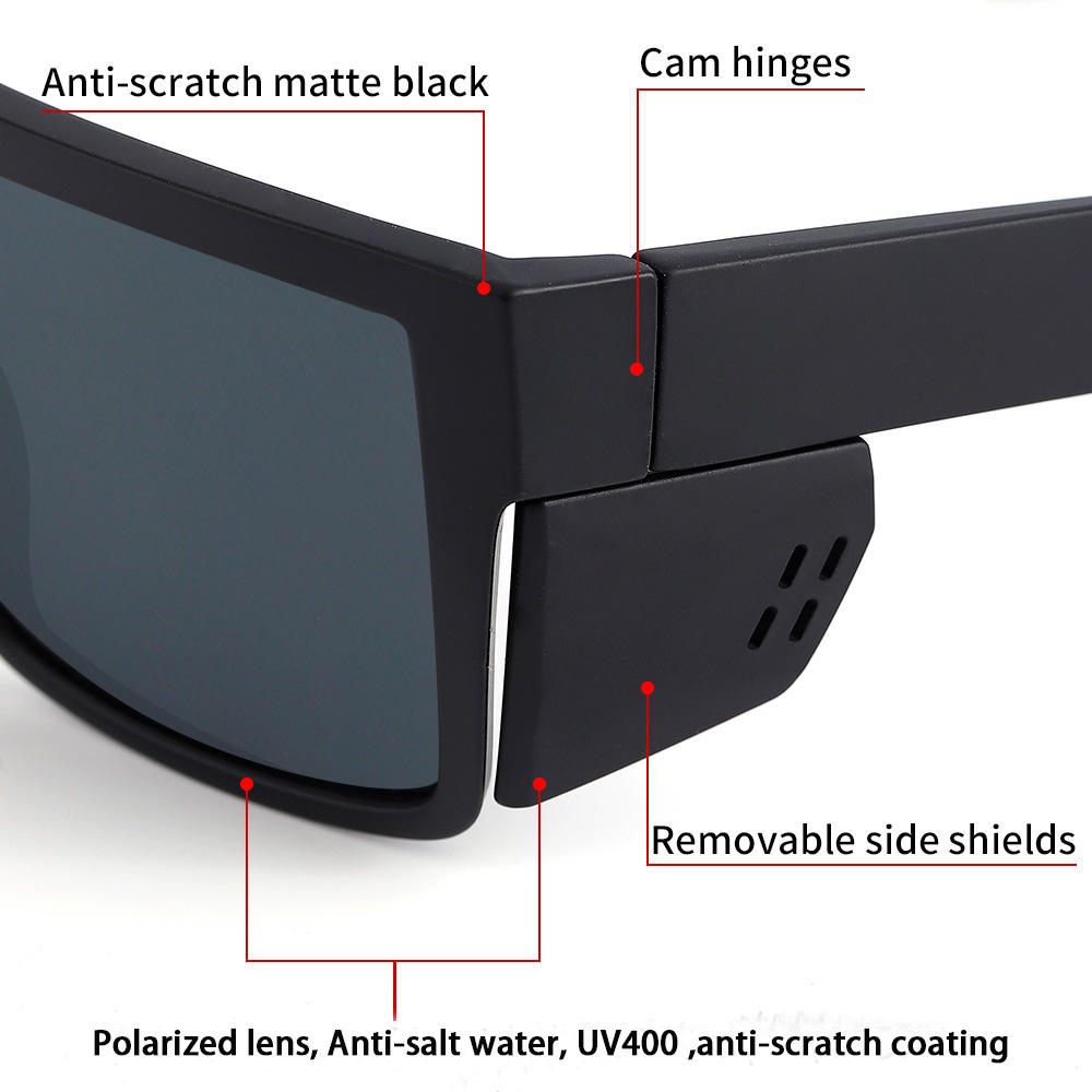 G.R.I.T Z87.1 Polarized Safety Sunglasses with Side Shields