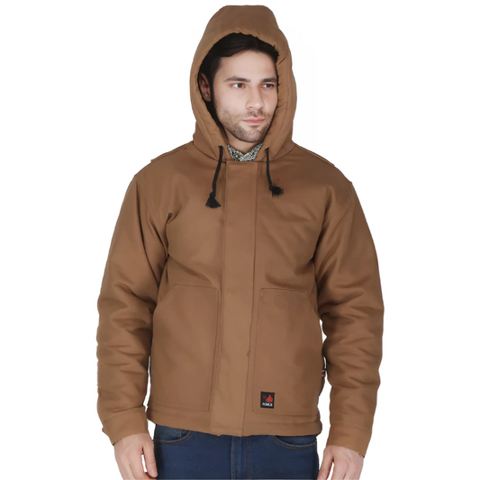 ForgeFR Men's FR Duck Jacket with Detachable Hood