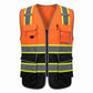 G.R.I.T Multi Pockets Men's Mesh Reflective Vest ANSI Class 2