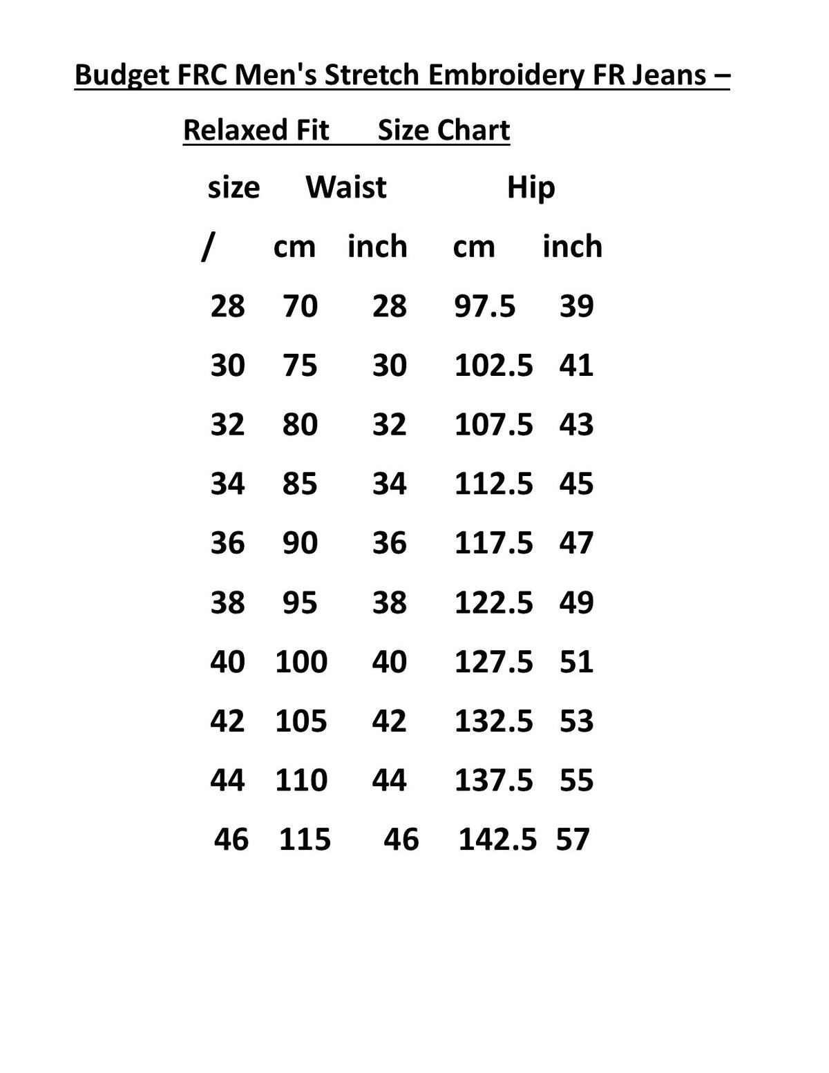 Budget FRC Men's Stretch Embroidery FR Jeans – Relaxed Fit | CAT 2 | NFPA 2112