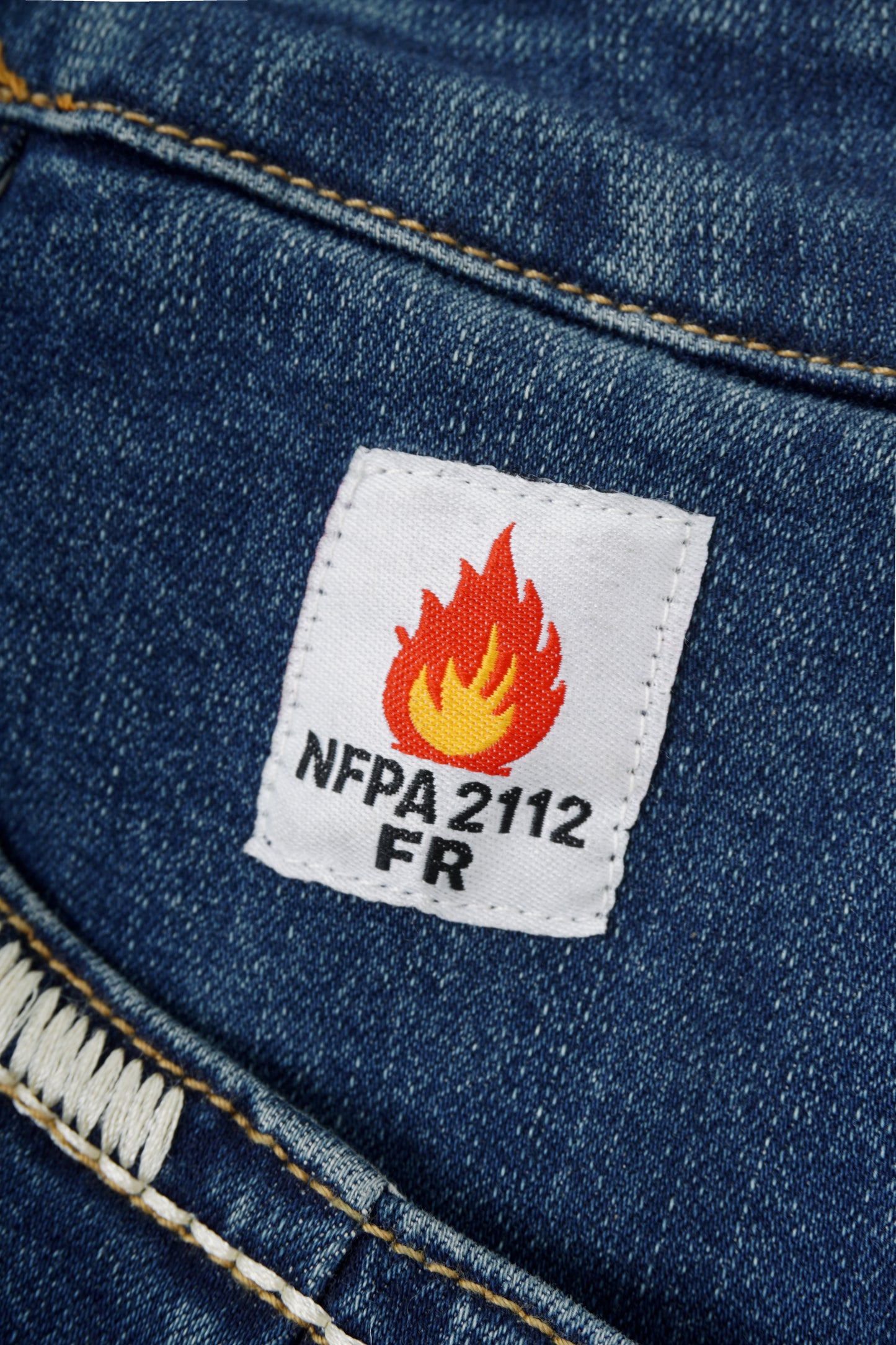 Budget FRC Men's Stretch Embroidery FR Jeans – Relaxed Fit | CAT 2 | NFPA 2112