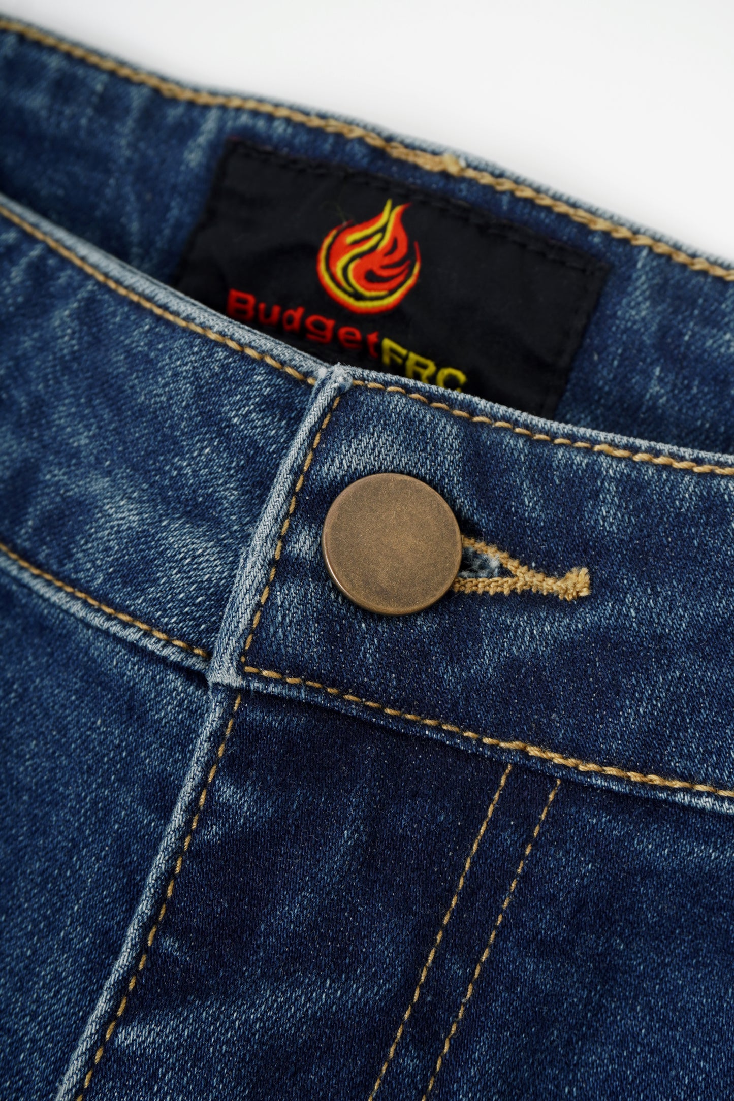 Budget FRC Men's Stretch Embroidery FR Jeans – Relaxed Fit | CAT 2 | NFPA 2112