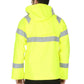 Forge Fr Men's Yellow hi-Vis Rain Jacket