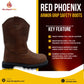 Red Phoenix Kevlar Steel Shield Boots