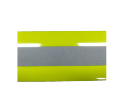 BUDGET FRC 2" HI-VIS REFLECTIVE FLAME RETARDENT HEAT TRANSFER WARNING TAPE