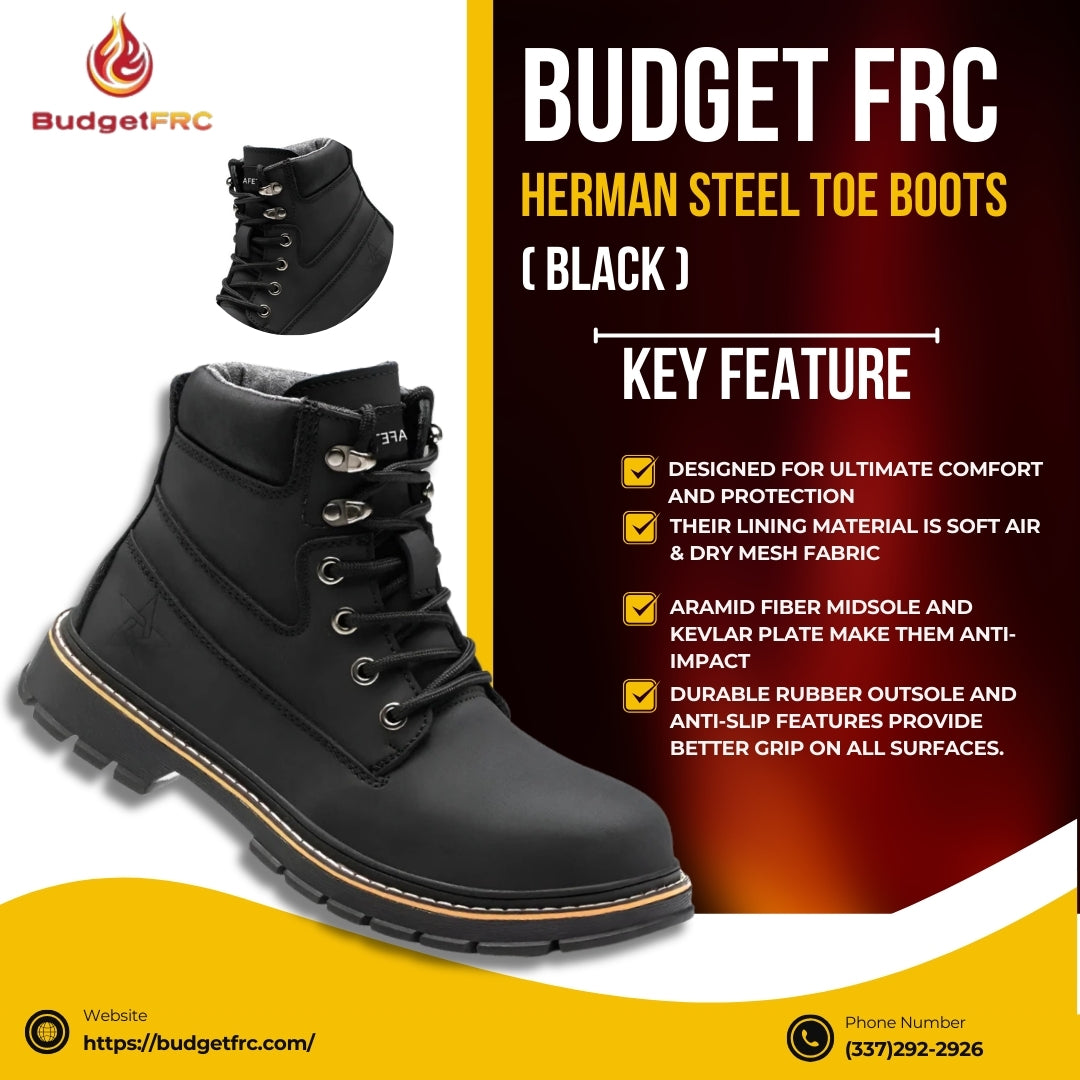 Budget FRC Herman Steel Toe Boots
