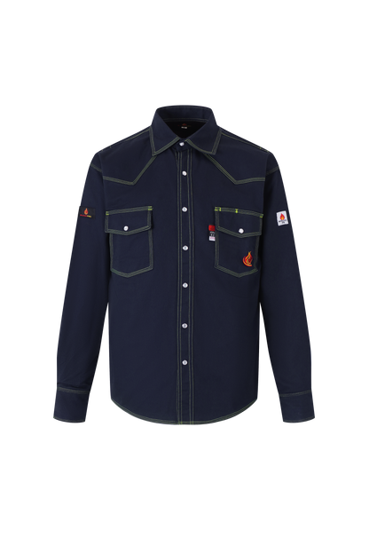 Budget FRC™ Pro-Vent Navy FR Shirt