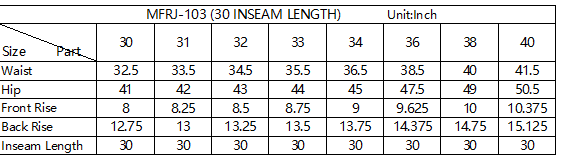 FORGE FR MEN'S DENIM STRETCH JEANS WITH EMBROIDERY